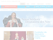 Tablet Screenshot of mariadesatadoradosnos.com.br